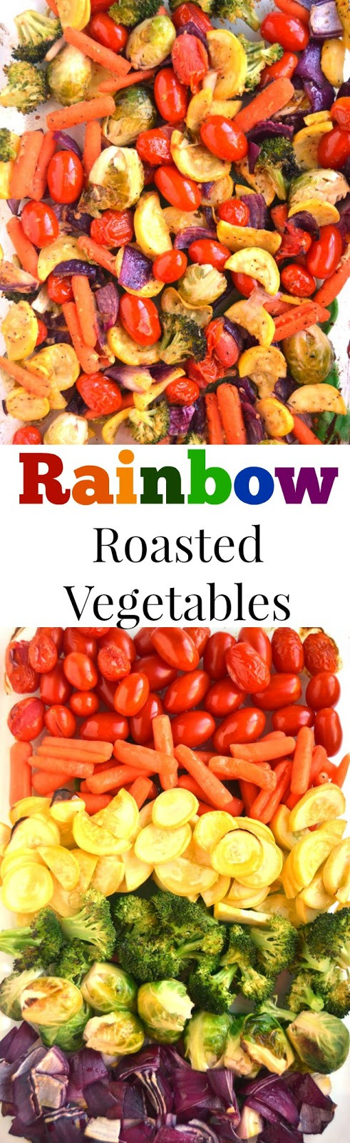 Rainbow Roasted Vegetables
 Rainbow Roasted Ve ables