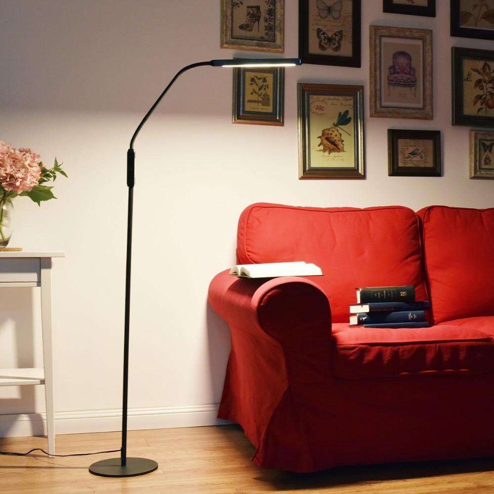 Reading Lamps For Living Room
 Nordic Eye protective LED Gooseneck Floor Lamp 8W 5 Color