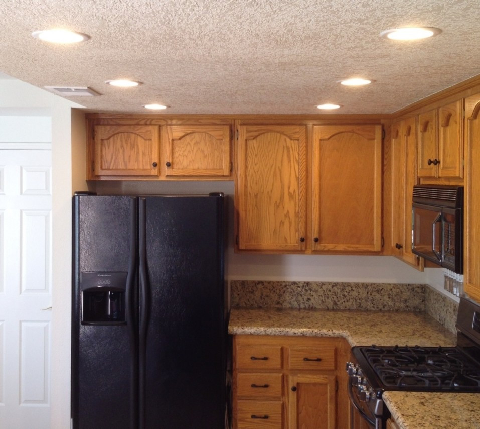 Recessed Lights In Kitchen
 How to Update Old Kitchen Lights RecessedLighting