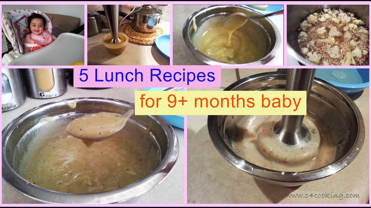 Recipes For 9 Month Old Baby
 5 Lunch Recipes for 9 months baby