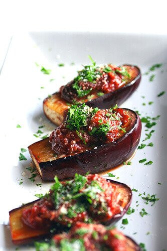 Recipes For Baby Eggplants
 Roasted Baby Eggplant with Caponata Sauce Steamy Kitchen