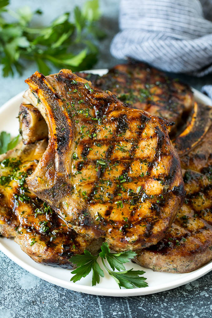 Recipes For Grilled Pork Chops
 Grilled Pork Chops Dinner at the Zoo