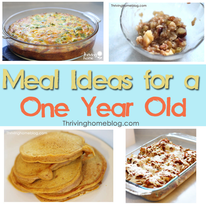Recipes For One Year Old Baby
 Healthy Recipe Ideas for a e Year Old