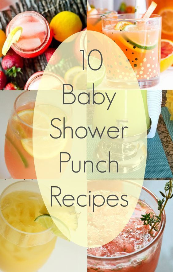 Recipes For Pink Punch For Baby Shower
 Baby shower drinks