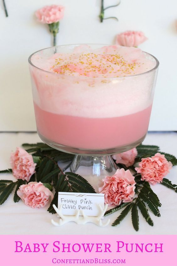 Recipes For Pink Punch For Baby Shower
 PRETTY IN PINK FABULOUS FROTHY BABY SHOWER PUNCH