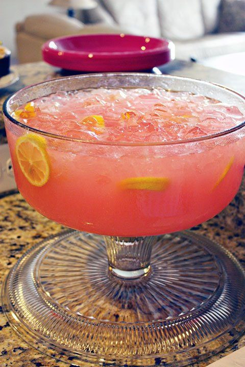 Recipes For Pink Punch For Baby Shower
 Pink Lemonade Punch Texas Recipes Party Drinks