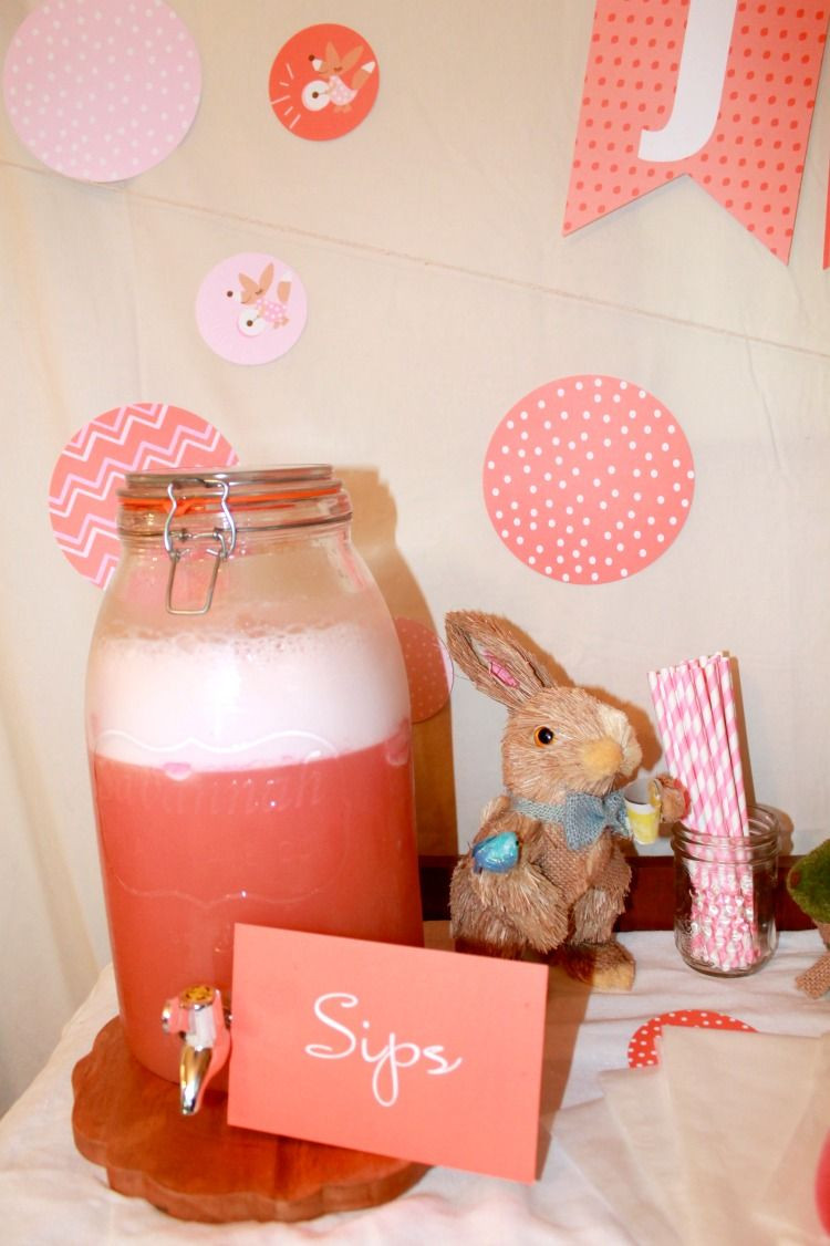 Recipes For Pink Punch For Baby Shower
 How to Make Pink Baby Shower Punch Simply Southern Mom