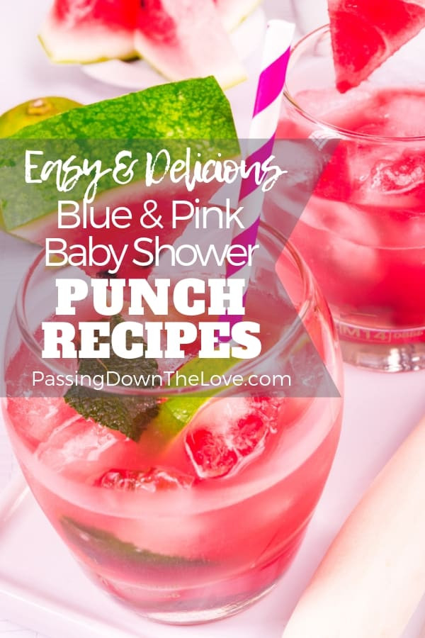 Recipes For Pink Punch For Baby Shower
 Blue and Pink Baby Shower Punch Recipes
