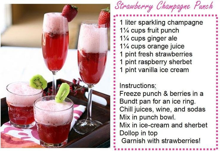 Recipes For Pink Punch For Baby Shower
 Refreshing Pink Baby Shower Punch Recipes