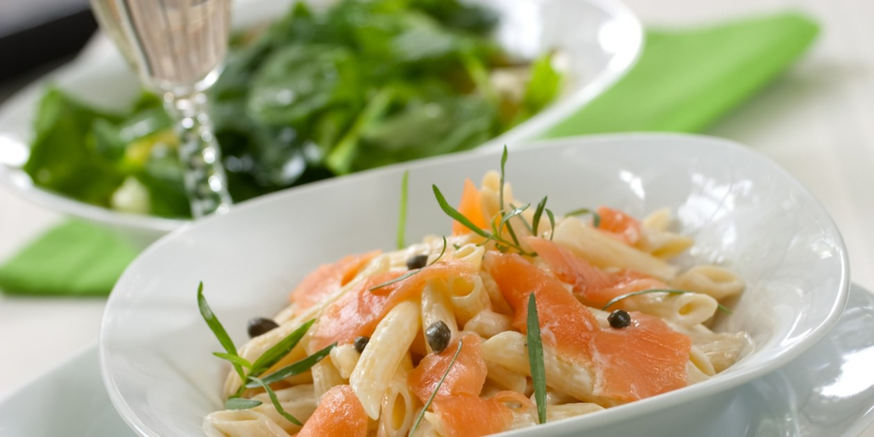 Recipes With Smoked Salmon
 Pasta with Smoked Salmon and Capers recipe