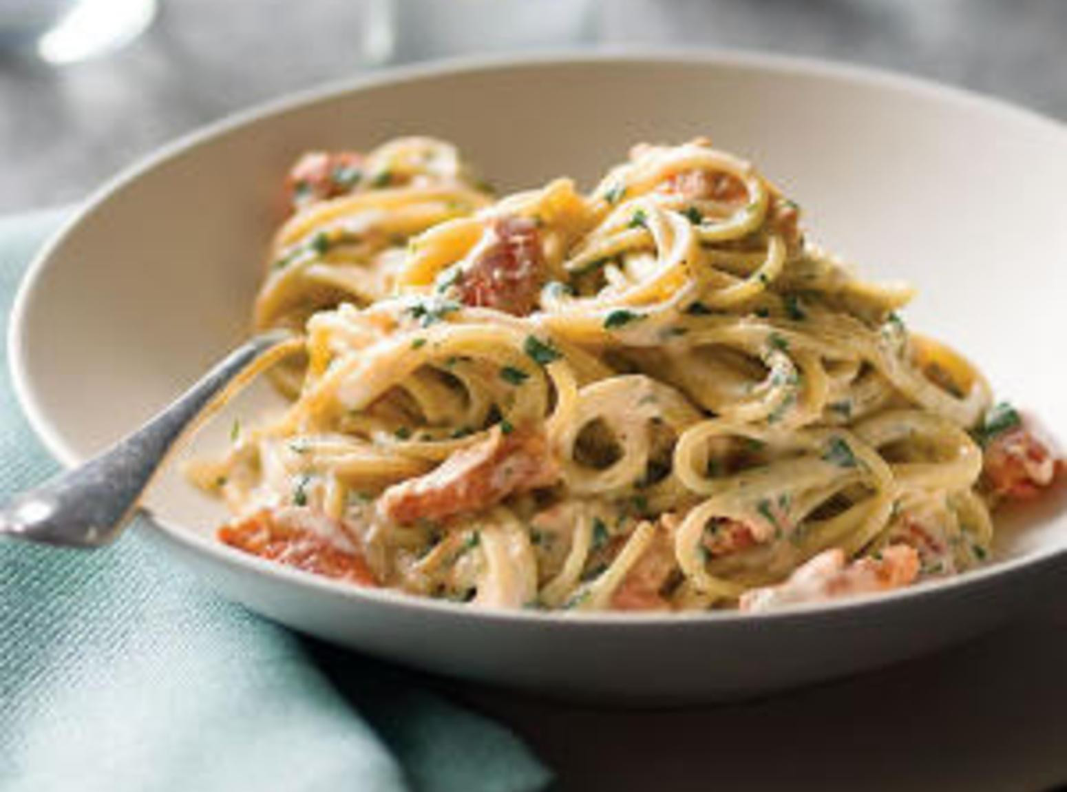 Recipes With Smoked Salmon
 Pasta with Smoked Salmon and Sun dried Tomatoes Recipe