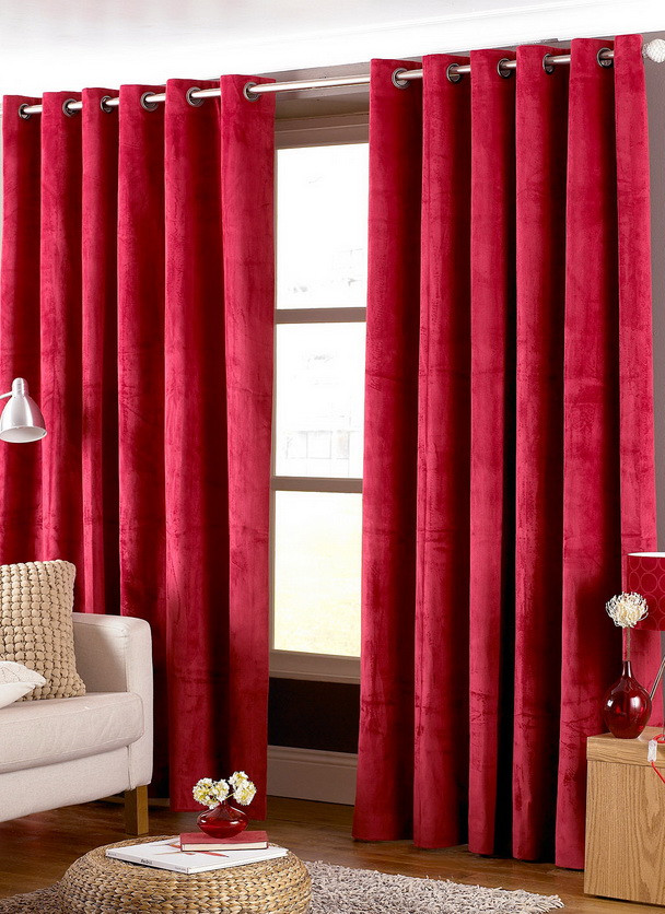 25 Wonderful Red Curtains for Living Room - Home, Family, Style and Art ...