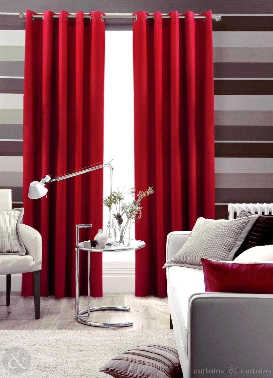 25 Wonderful Red Curtains for Living Room Home, Family
