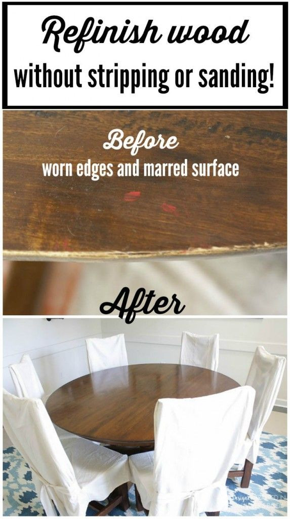 Refinishing Hardwood Floors Without Sanding DIY
 How to Refinish a Table without Sanding & Stripping