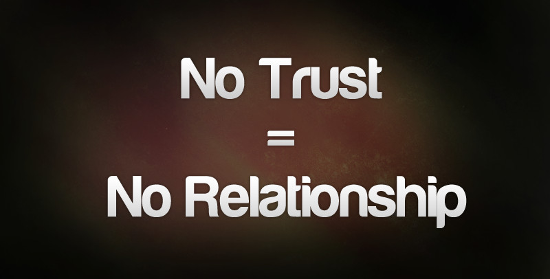 Relationship Trust Quote
 Quotes About Trust Issues and Lies In a Relationshiop and