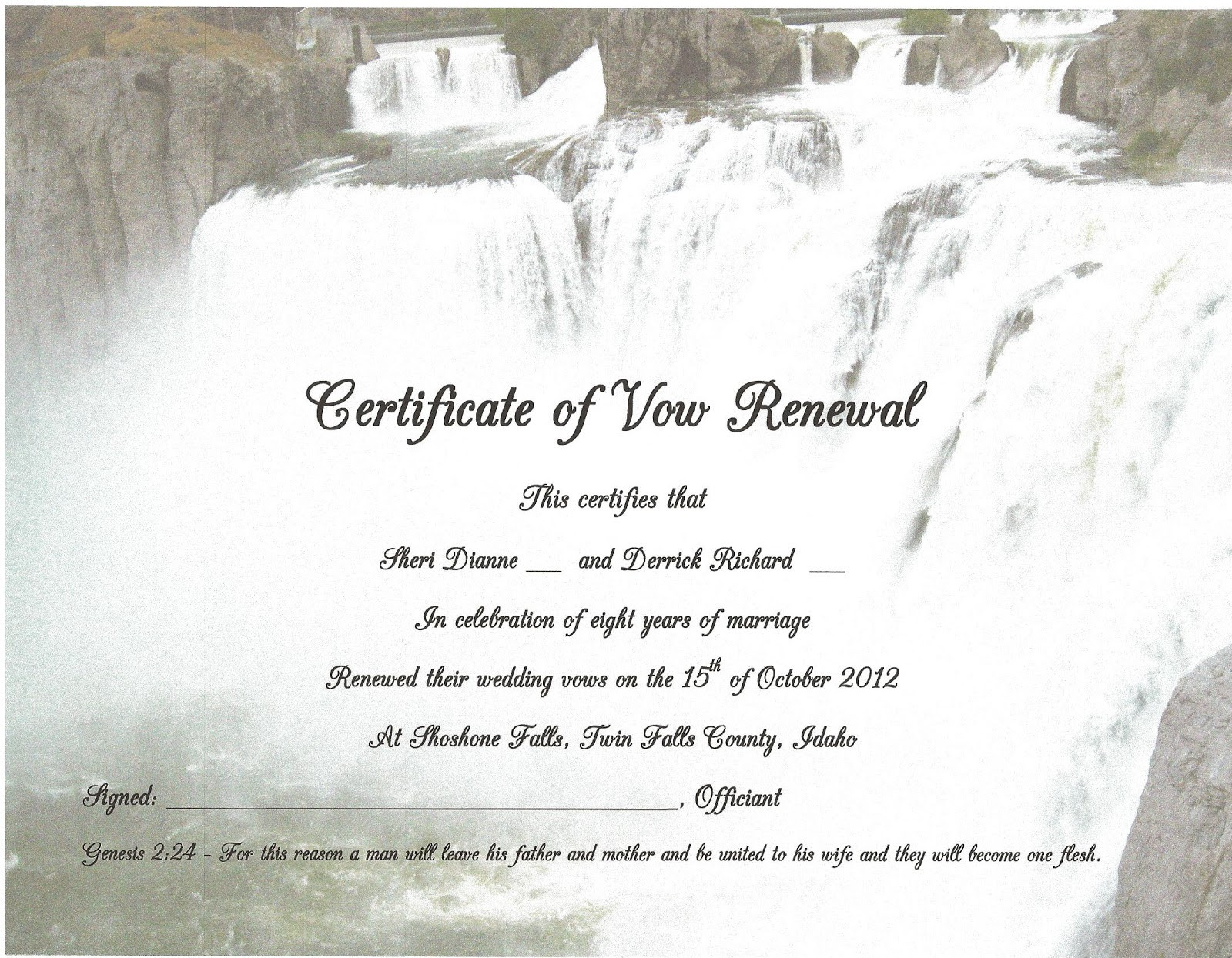 Renew Wedding Vows
 Renew Your Wedding Vows in all 50 States