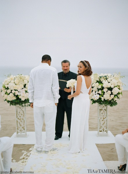 Renew Wedding Vows
 Tia Mowry and Cory Hardict Renew Wedding Vows in Malibu