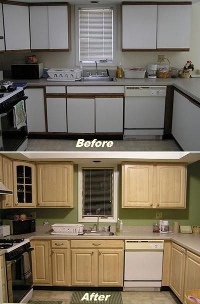 Resurfacing Kitchen Cabinet Doors
 30 Way To Reface and Refinish Kitchen Cabinets With Ideas