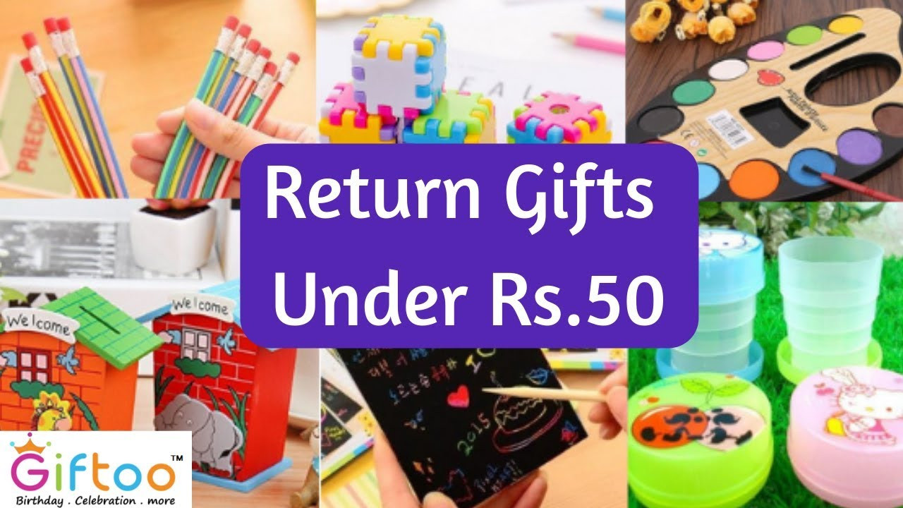 Return Gift For Kids
 Return Gifts Ideas🔥🔥🔥 Under Rs 50 🤩 for Kids birthday