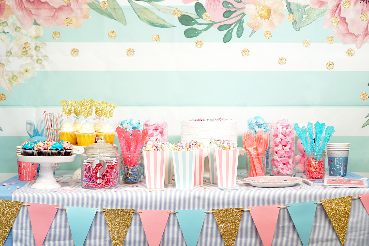 Reveal Gender Party Ideas
 Gender Reveal Party Ideas Happiness is Homemade