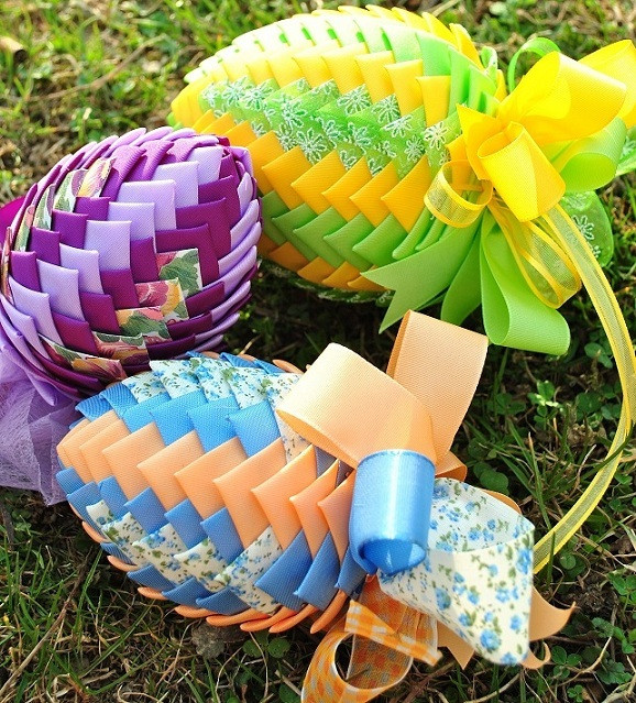 Ribbon Craft Ideas For Adults
 10 DIY Easter craft ideas using styrofoam eggs for adults