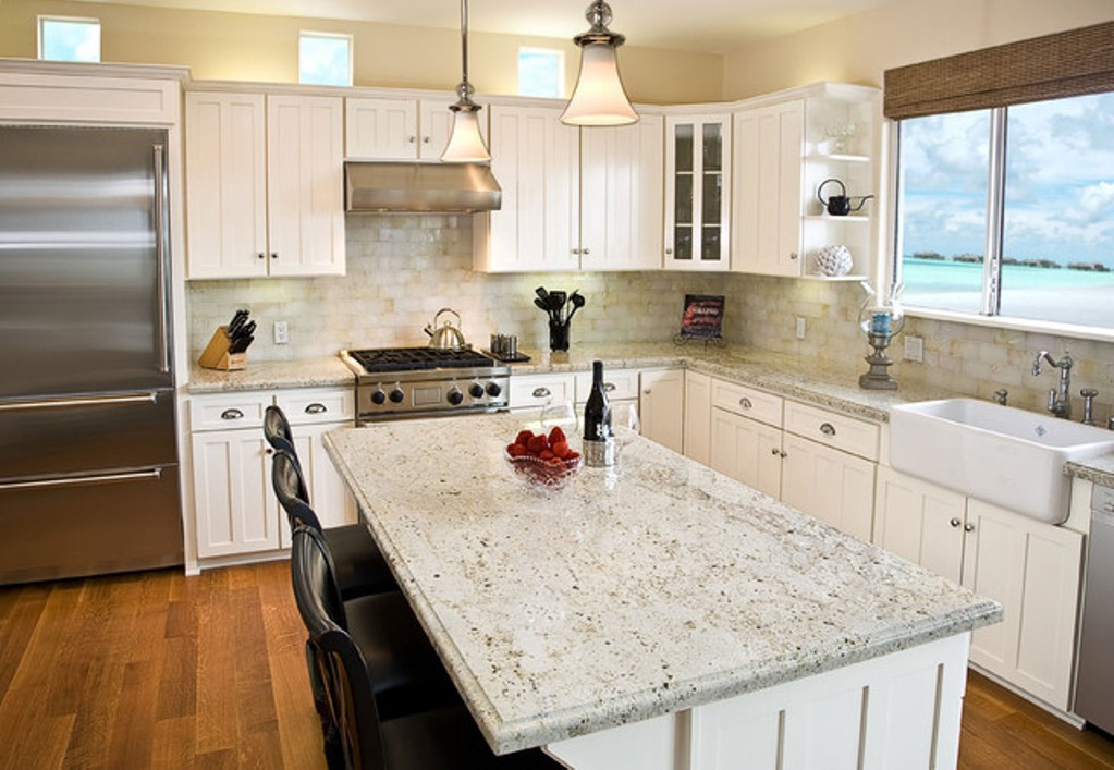 River White Granite Kitchen
 Add Luxury to Your Kitchen with River White Granite
