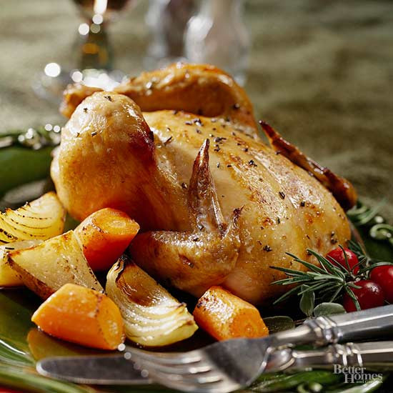 Roasted Cornish Game Hens Recipes
 Cornish Game Hen with Roasted Root Ve ables