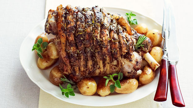 Roasted Leg Of Lamb With Potatoes
 Greek style roast lamb with potatoes 9Kitchen