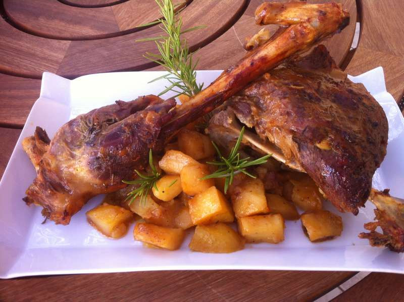 Roasted Leg Of Lamb With Potatoes
 Lebanon Maine Truth Seekers Kala Christougenna Merry
