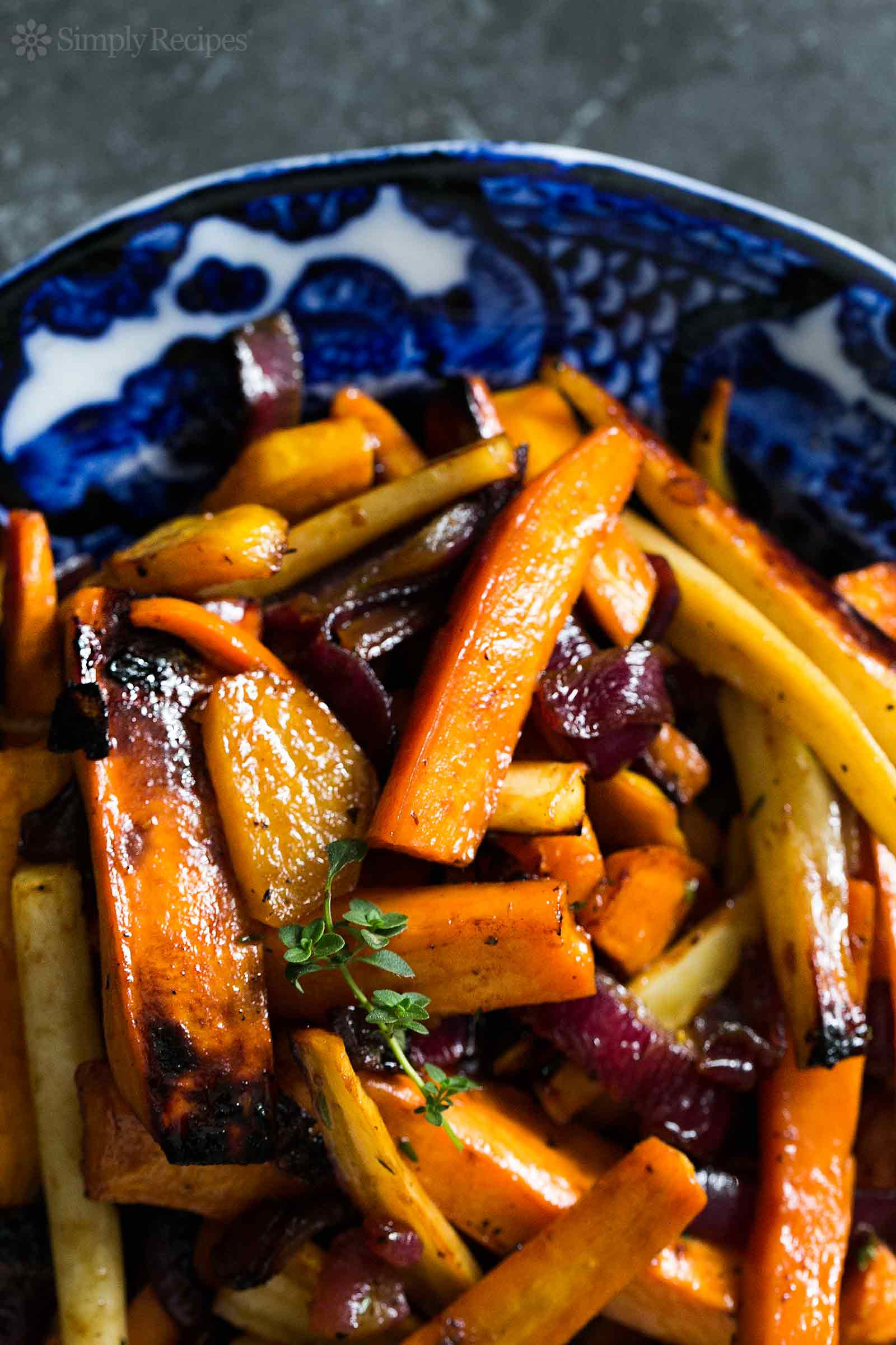 Roasted Root Vegetables Recipe
 Cider Roasted Root Ve ables