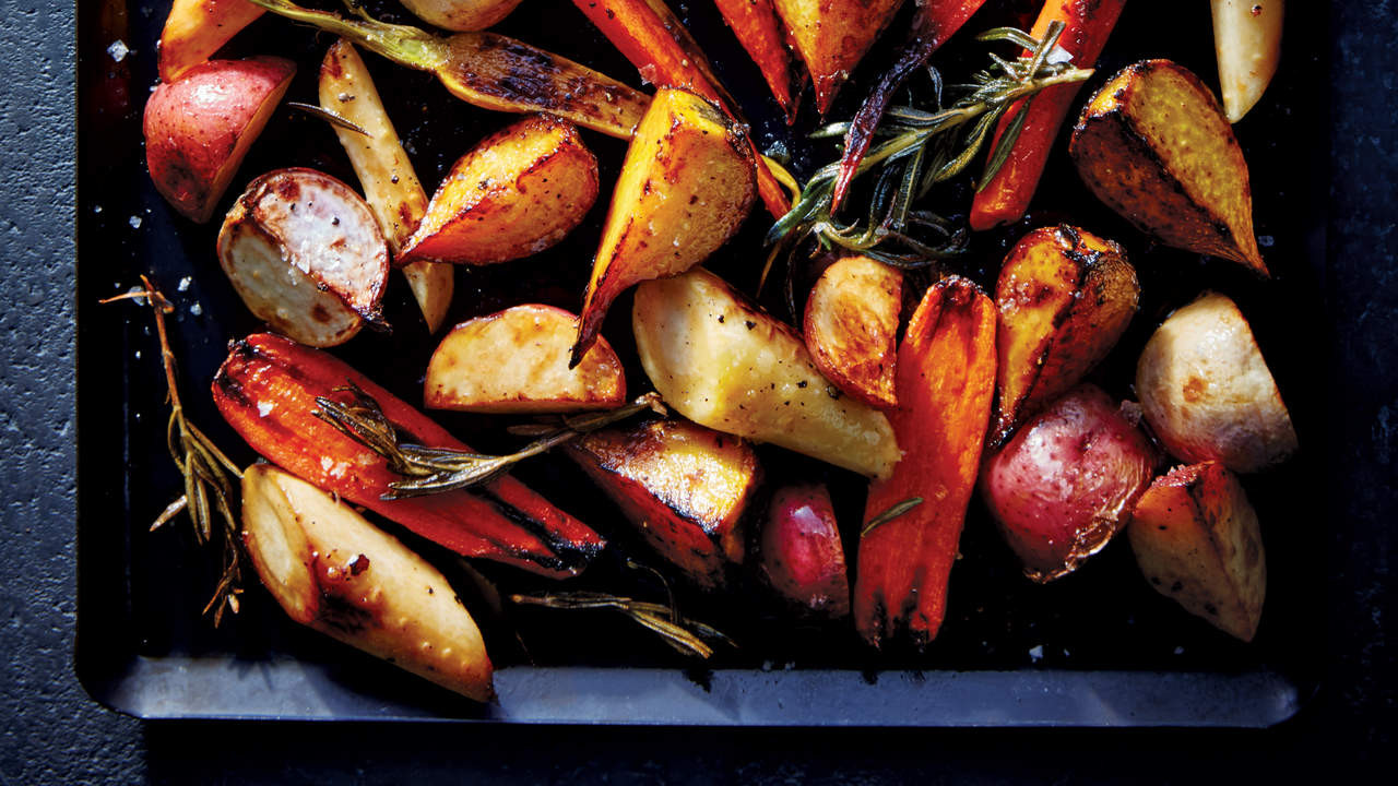 Roasted Root Vegetables Recipe
 Healthy Thanksgiving Recipes With Fresh Fall Ve ables