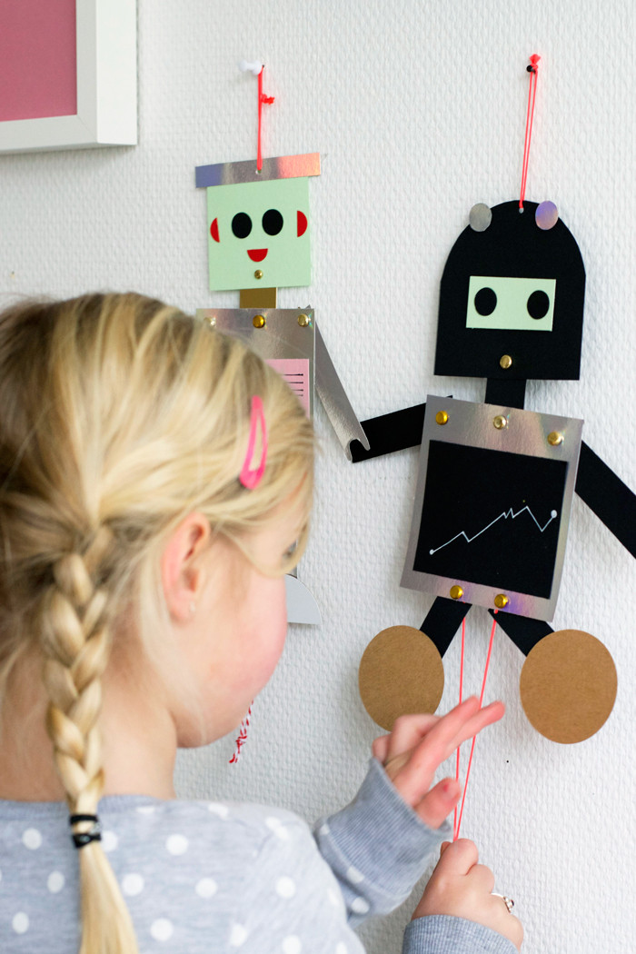 Robot Crafts For Kids
 Robot Puppet Fun Crafts Kids