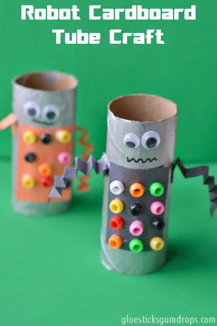 Robot Crafts For Kids
 Easy Robot Toilet Paper Roll Craft