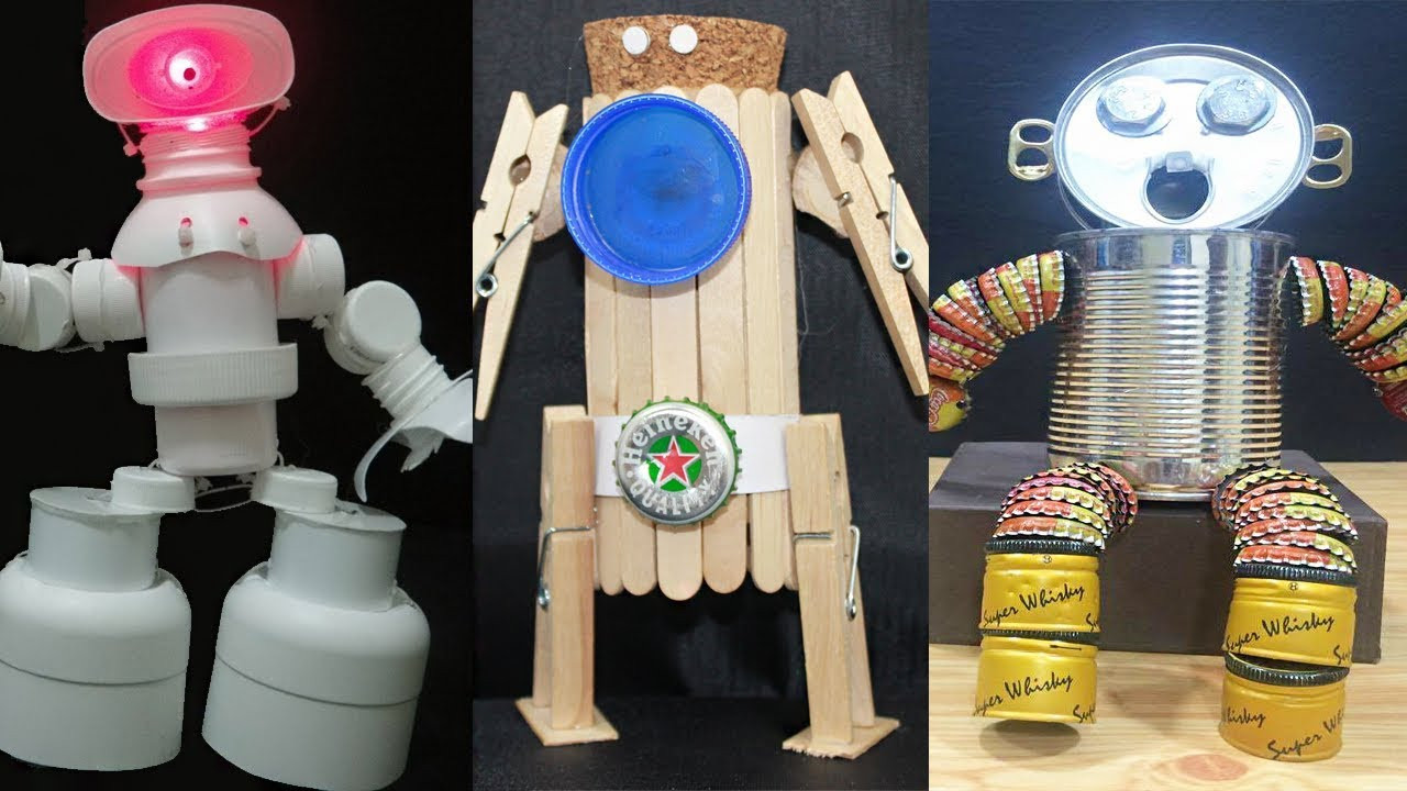 Robot Crafts For Kids
 5 Mini Robot Toys for Kids