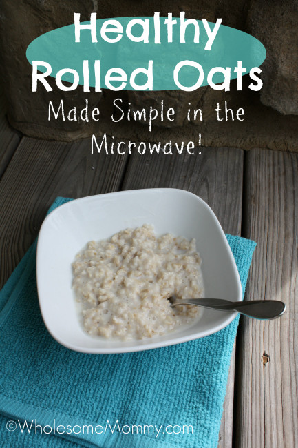 Rolled Oats Microwave
 REAL Food Fast Oatmeal in the Microwave from Rolled Oats