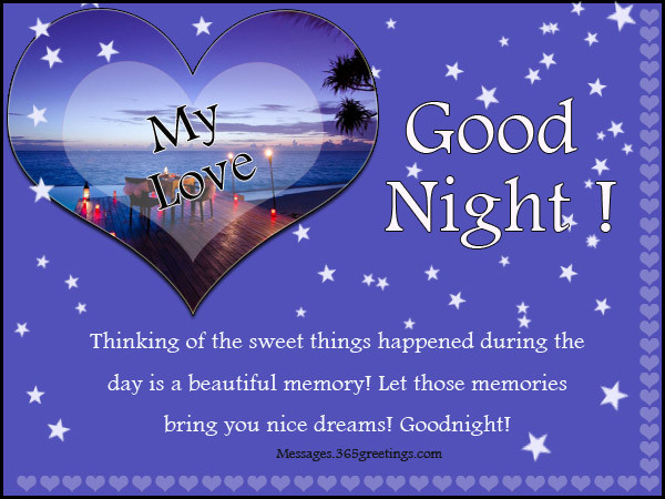 Romantic Goodnight Quotes
 Romantic Good Night Messages 365greetings