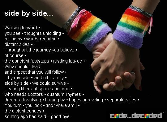 Romantic Lesbian Quotes For Her
 code…decoded introduces the PRIDE code