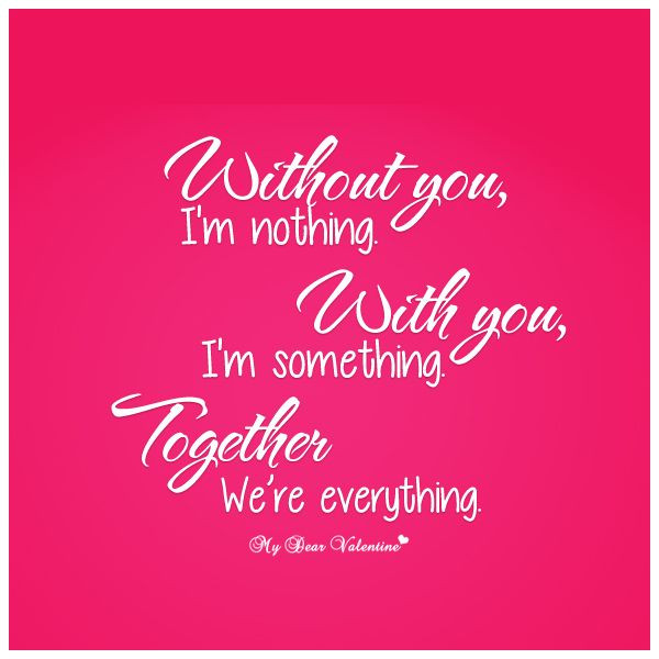 Romantic Valentine Quote
 100 Romantic & Sweet Valentines Day Quotes For Your Love