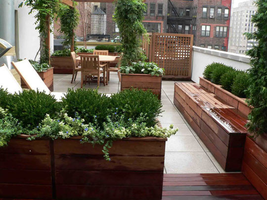 Rooftop Terrace Landscape
 Before & After Don Statham s Rooftop Terrace Garden in