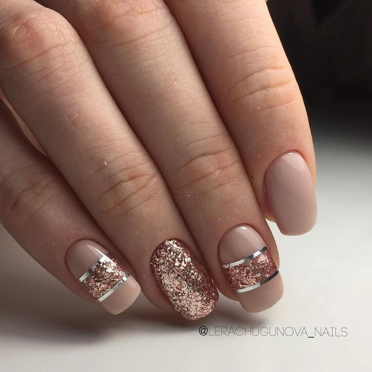 Rose Gold Nail Art
 The 25 best Rose gold nails ideas on Pinterest