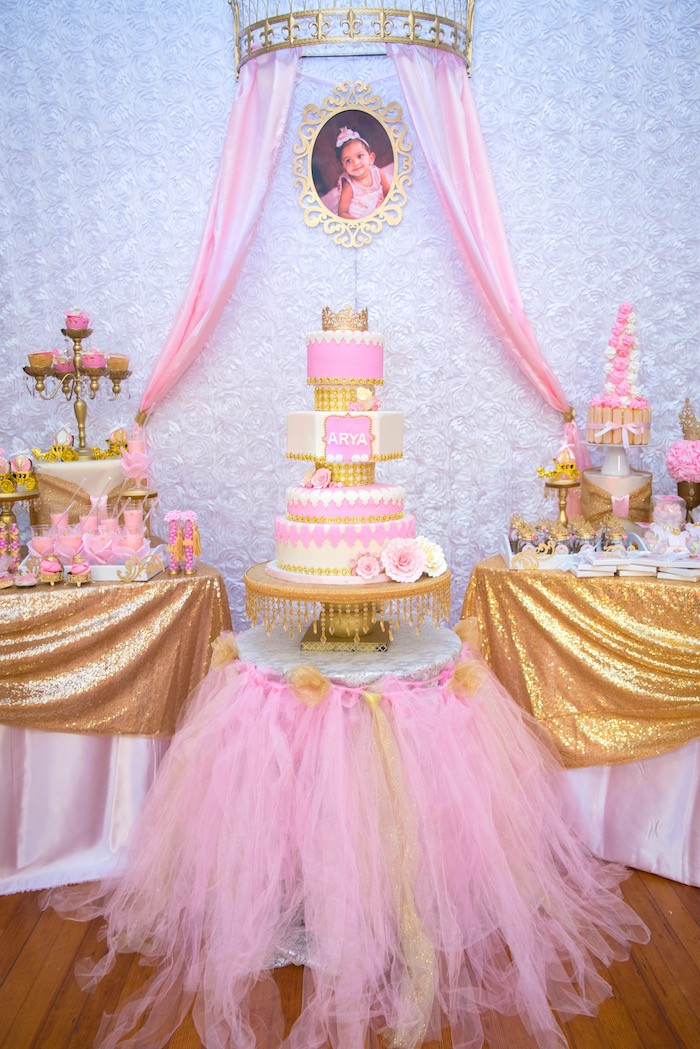 Royal Birthday Party
 Kara s Party Ideas Gold & Pink Royal Princess Birthday