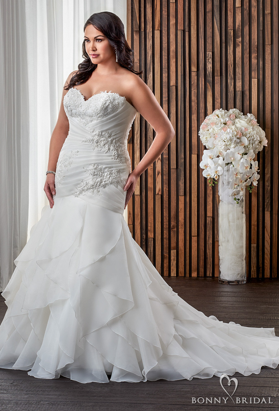 Ruched Wedding Gowns
 Bonny Bridal Wedding Dresses — Unfor table Styles for