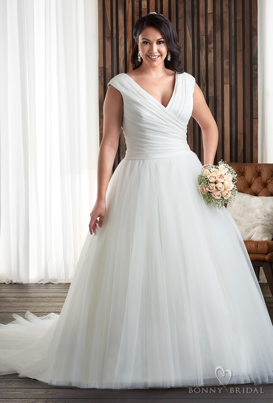 Ruched Wedding Gowns
 Bonny Bridal Wedding Dresses — Unfor table Styles for