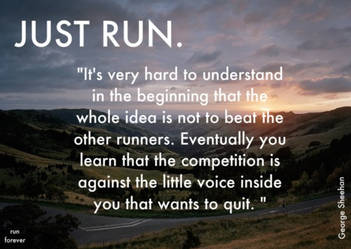 Running Motivational Quotes
 The sun is shining and we’re running … 10 KM