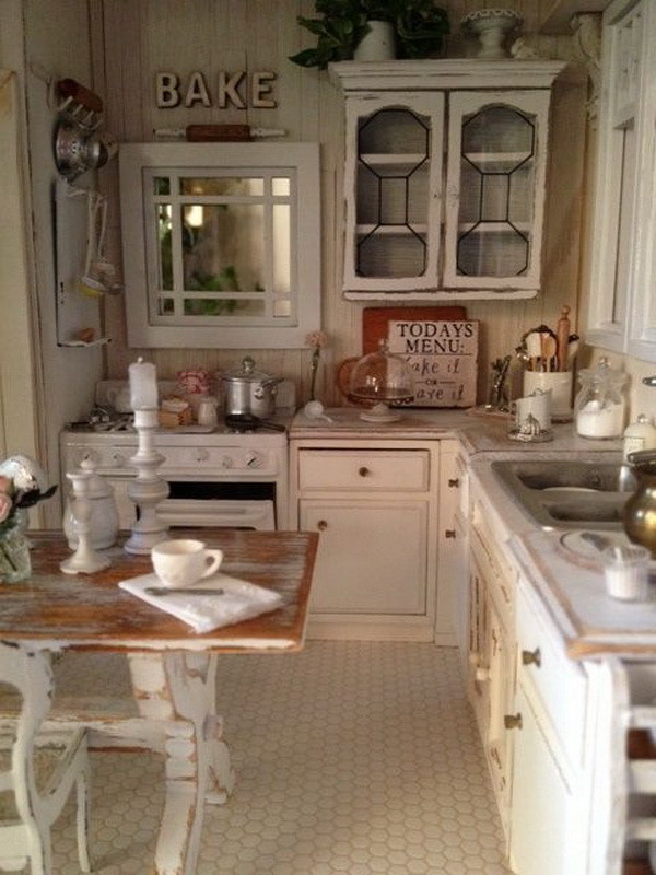 Rustic Chic Kitchen
 35 Awesome Shabby Chic Kitchen Designs Accessories and