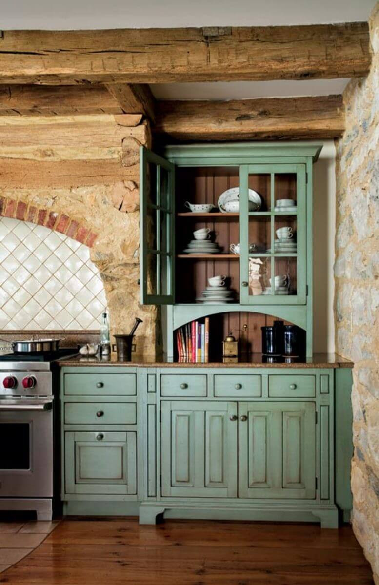Rustic Kitchen Furniture
 27 Best Rustic Kitchen Cabinet Ideas and Designs for 2017