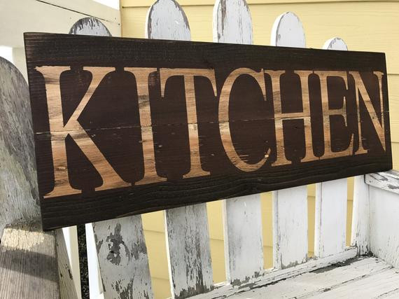 Rustic Kitchen Signs
 Rustic Kitchen Sign in Red Kitchen Sign Rustic Kitchen
