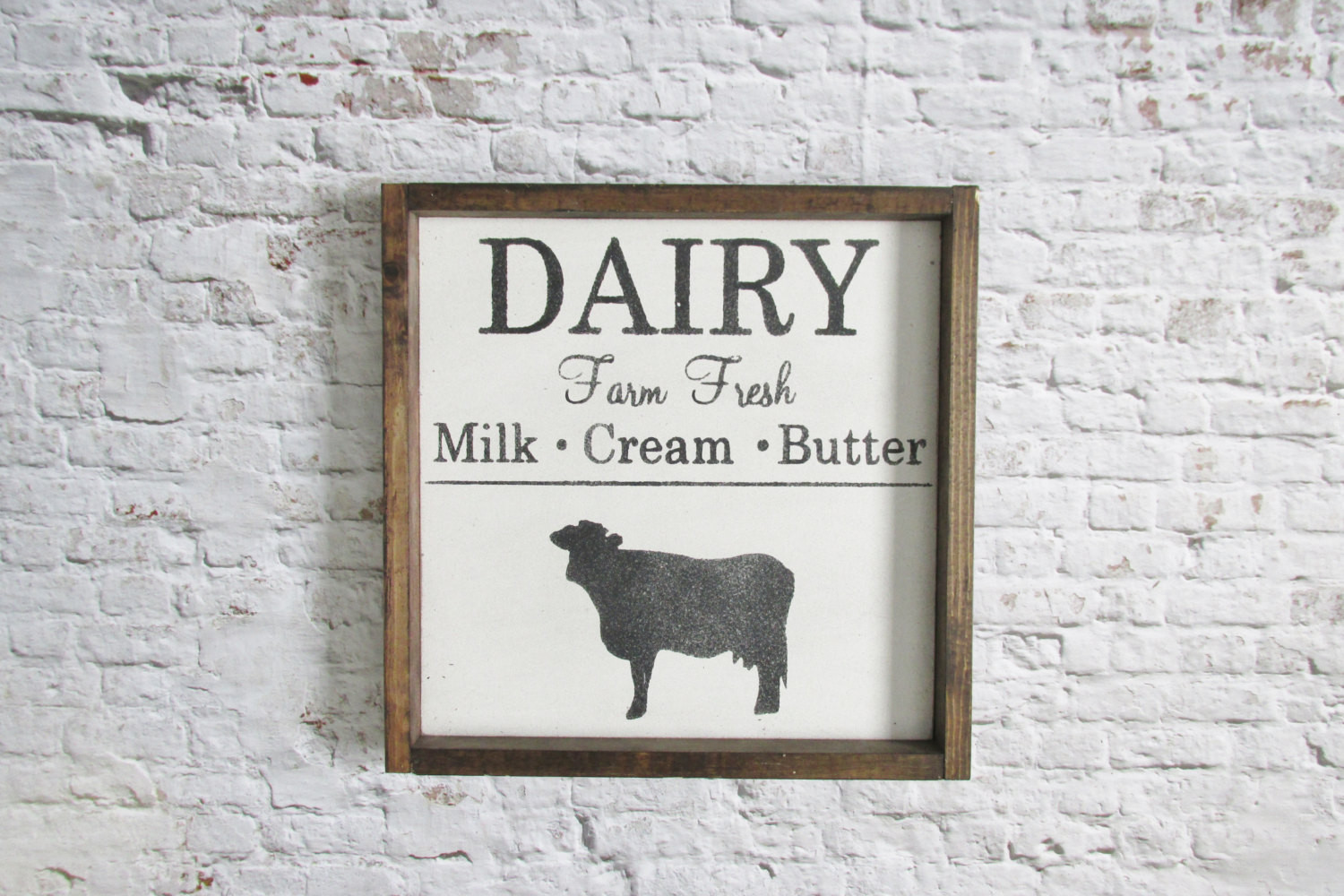 Rustic Kitchen Signs
 Dairy Wood Sign Rustic Kitchen Decor Rustic Signs Wooden
