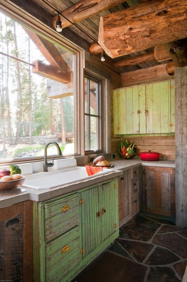 Rustic Kitchen Sink
 rustic homes