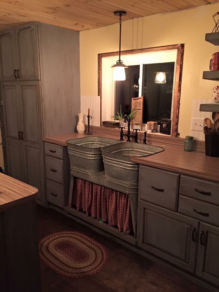 Rustic Kitchen Sink
 100 Adorbs Tiny Homes Tiny house